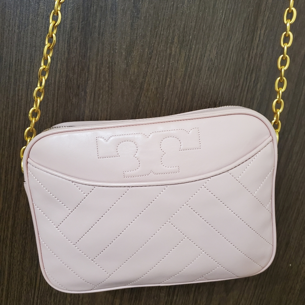 Blush Pink Tory Burch Crossbody Purse